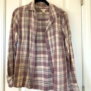J.CREW Flannel button down Shirt